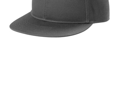 Port Authority Snapback Flat Bill Cap C406 Grey Steel OSFA