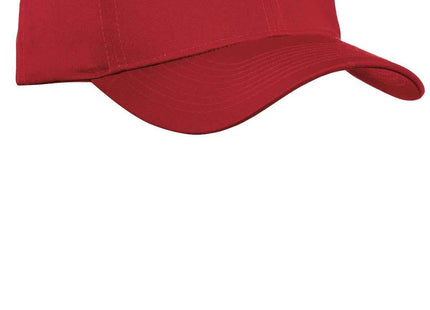 Port Authority Fine Twill Cap C800 Red OSFA