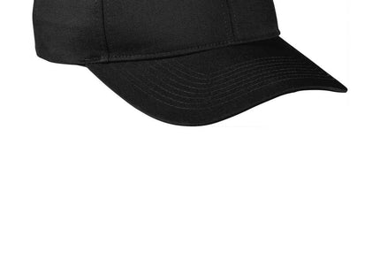 Port Authority Snapback Fine Twill Cap C801 Black OSFA