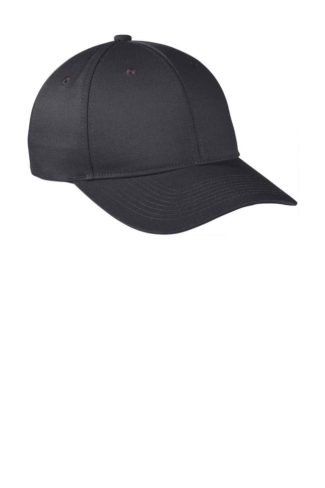 Port Authority Snapback Fine Twill Cap C801 Graphite OSFA