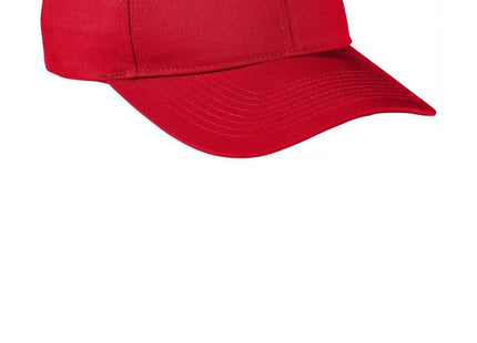Port Authority Snapback Fine Twill Cap C801 Red OSFA