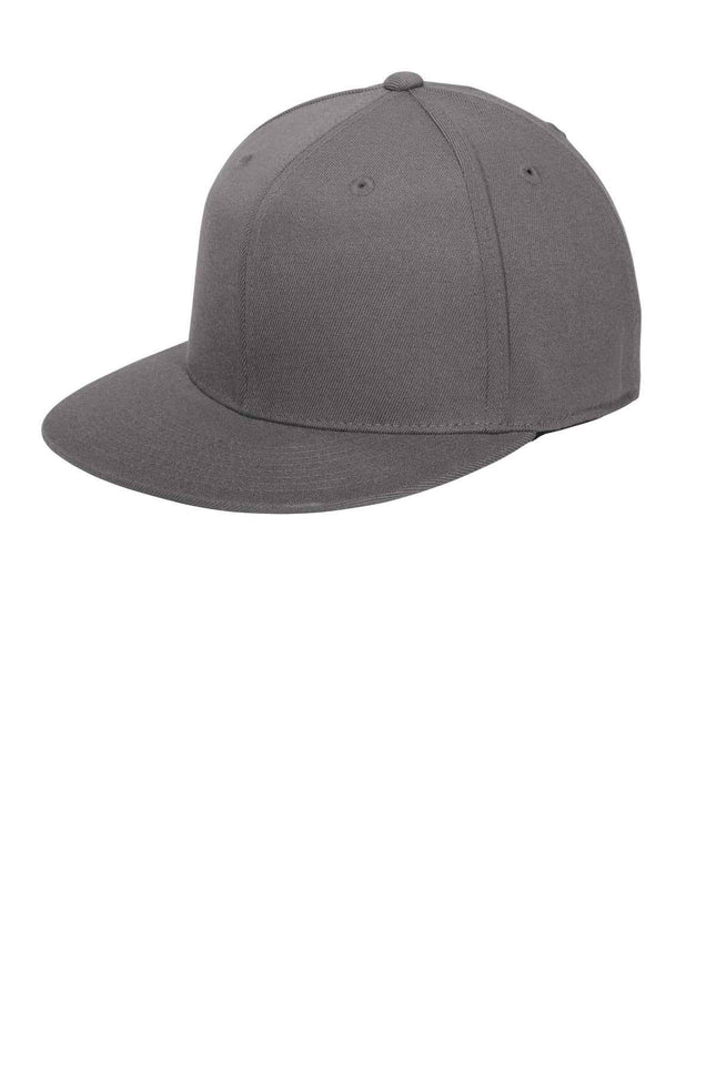 Port Authority Flexfit 210 Flat Bill Cap C808 Grey