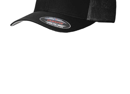 Port Authority Flexfit Mesh Back Cap C812 Black Black