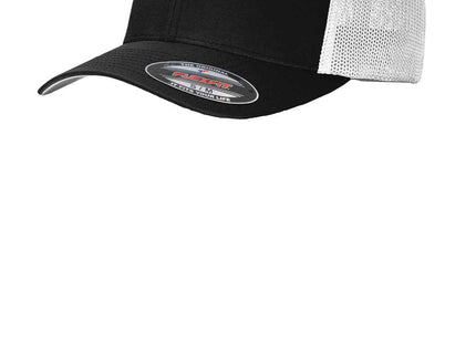 Port Authority Flexfit Mesh Back Cap C812 Black White