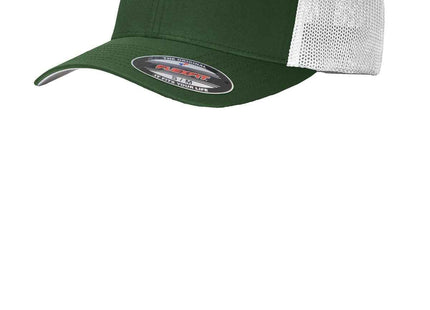 Port Authority Flexfit Mesh Back Cap C812 Forest Green White