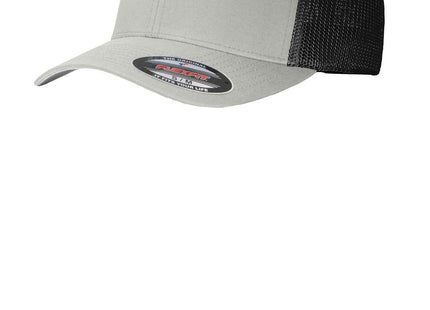 Port Authority Flexfit Mesh Back Cap C812 Silver Black