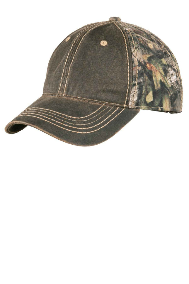 Port Authority Pigment Print Camouflage Cap C819 Mossy Oak Break-Up Country OSFA