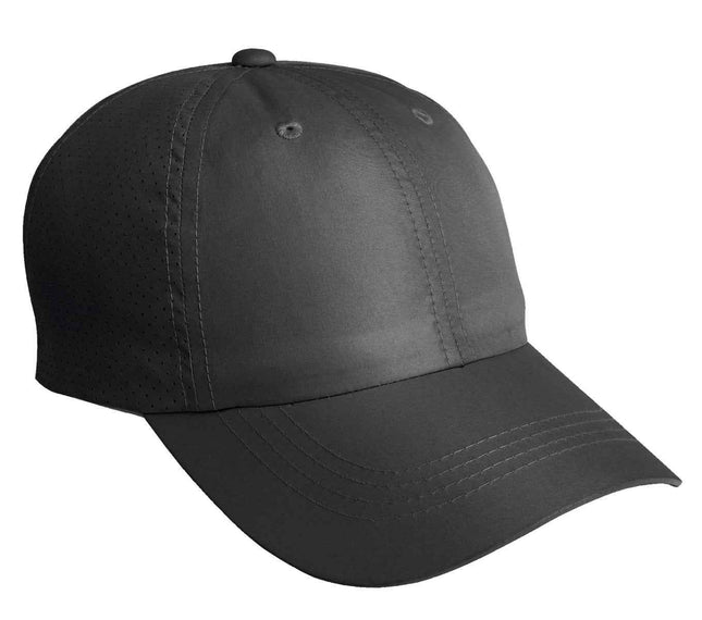 Port Authority Perforated Cap C821 Black OSFA