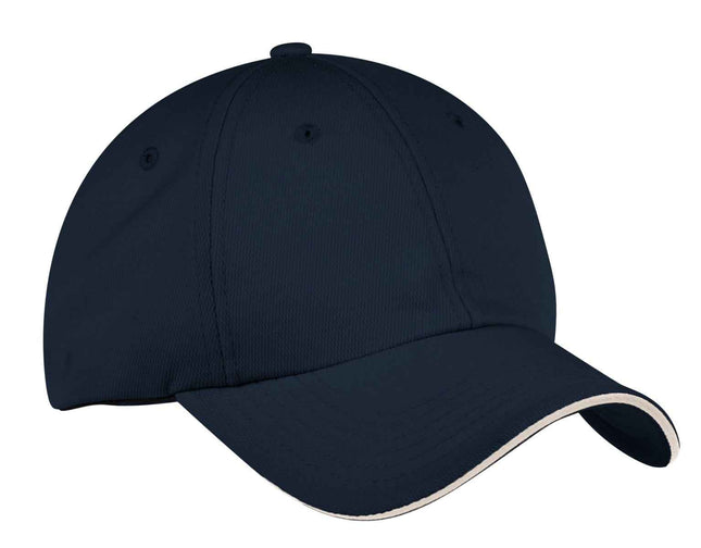 Port Authority Dry Zone Cap C838 Classic Navy White OSFA