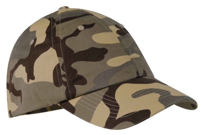 Port Authority Camouflage Cap C851 Desert Camo OSFA