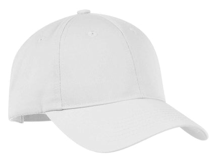 Port Authority Nylon Twill Performance Cap C868 White OSFA