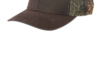 Port Authority Pigment Print Camouflage Mesh Back Cap C891 Realtree Edge Brown OSFA