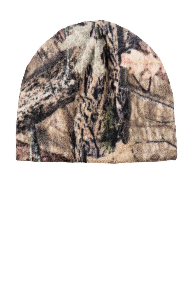 Port Authority Camouflage Fleece Beanie C901 Mossy Oak Break-Up Country OSFA