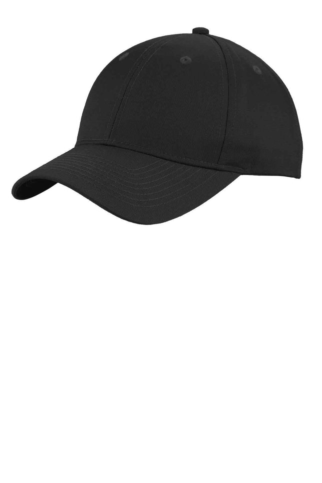 Port Authority Uniforming Twill Cap C913 Black OSFA