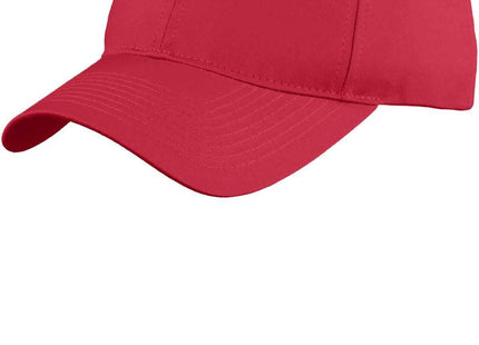 Port Authority SixPanel Unstructured Twill Cap C914 Red OSFA