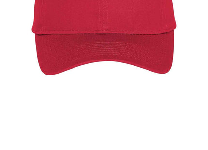 Port Authority SixPanel Unstructured Twill Cap C914 True Red OSFA