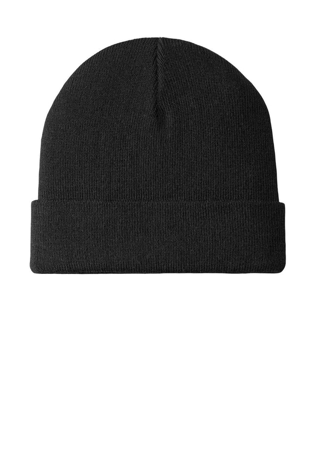 Port Authority Knit Cuff Beanie C939 Black OSFA