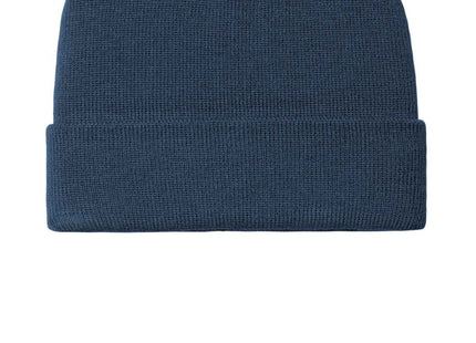 Port Authority Knit Cuff Beanie C939 Dress Blue Navy OSFA