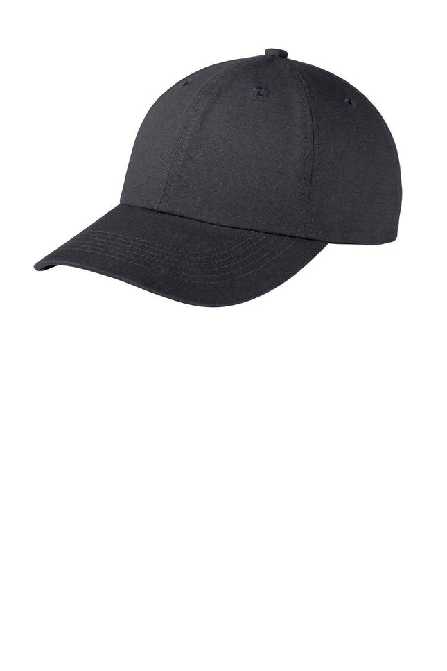 Port Authority Ripstop Cap C940 Grey Steel OSFA