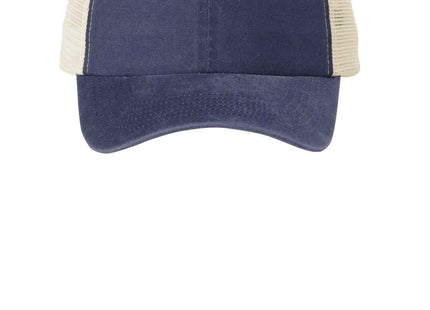 Port Authority Beach Wash Mesh Back Cap C943 Denim Blue Stone OSFA