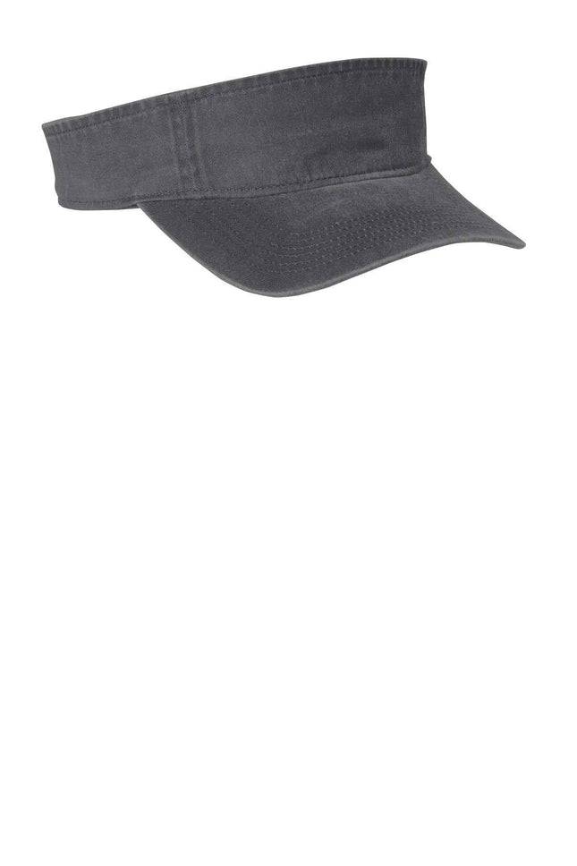 Port Authority Beach Wash Visor C944 Coal OSFA