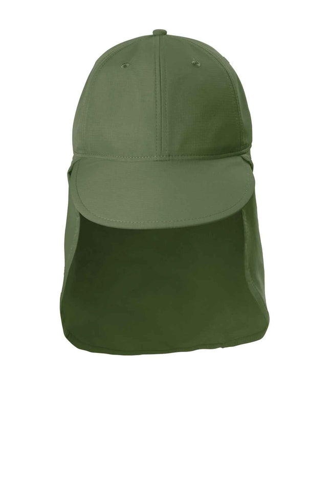 Port Authority Outdoor UV Sun Shade Cap C949 Olive Leaf OSFA