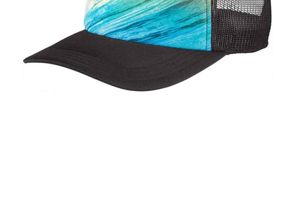 Port Authority Photo Real Snapback Trucker Cap C950 Wave OSFA