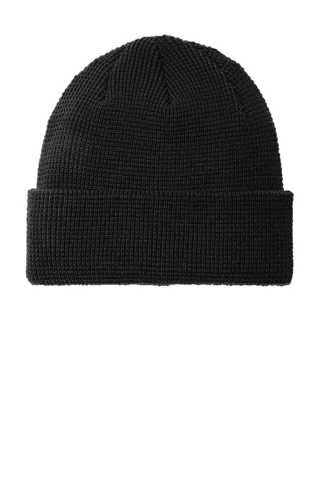Port Authority Thermal Knit Cuffed Beanie C955 Deep Black OSFA