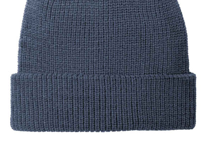 Port Authority Chunky Knit Beanie C958 Dress Blue Navy Heather OSFA