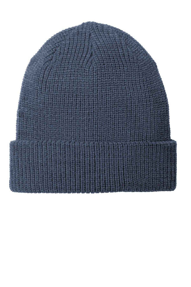 Port Authority Chunky Knit Beanie C958 Dress Blue Navy Heather OSFA