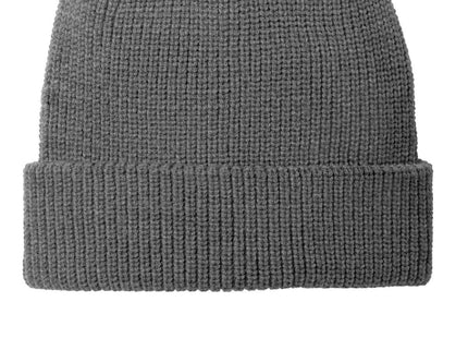 Port Authority Chunky Knit Beanie C958 Grey Smoke Heather OSFA