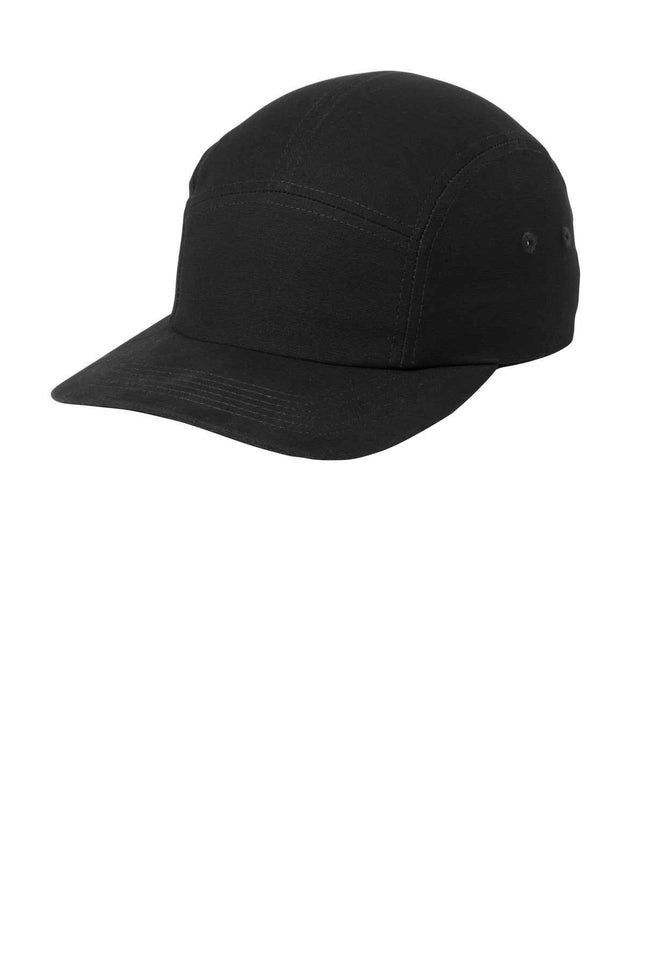Port Authority Brushed Cotton Camper Cap C970 Black OSFA