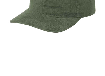 Port Authority Light Corduroy Dad Cap C973 Olive Green OSFA