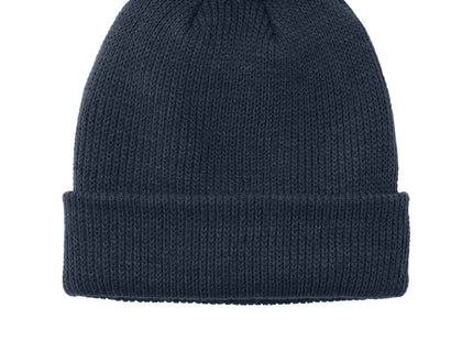 Port Authority Cozy Pom Beanie C978 River Blue Navy OSFA
