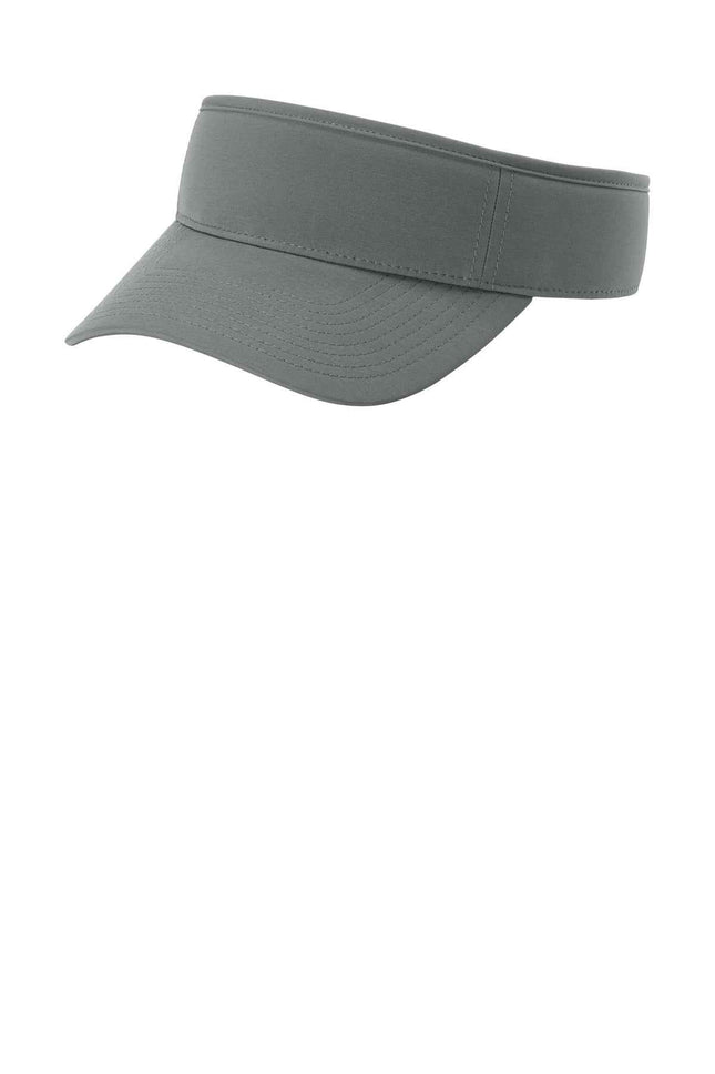 Port Authority Poly Visor C983 Deep Smoke OSFA