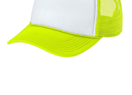Port Authority Foam Truck'N Cap C993 White Neon Yellow Neon Yellow OSFA