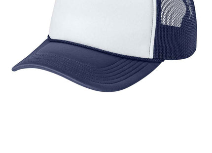 Port Authority Foam Truck'N Cap C993 White True Navy True Navy OSFA