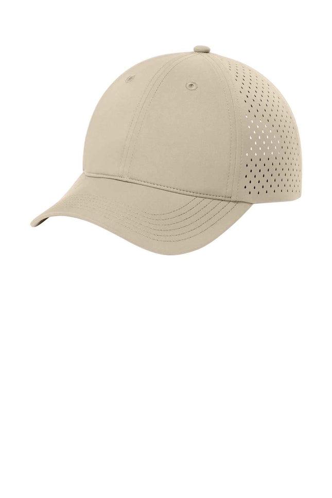 Port Authority AllDay Performance UPF Perforated Cap C995 Stone OSFA