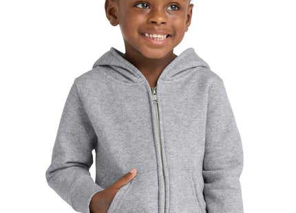Port & Co Toddler Core Fleece FullZip Hooded Sweatshirt CAR78TZH