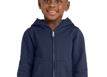 Port & Co Toddler Core Fleece FullZip Hooded Sweatshirt CAR78TZH