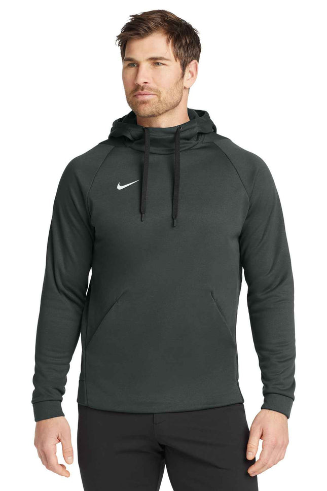 Nike ThermaFIT Pullover Fleece Hoodie CN9473 Team Anthracite