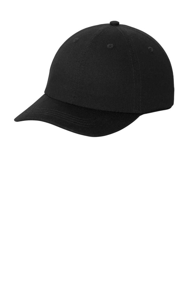 Port Authority Washed Twill Cap CP78 Black OSFA