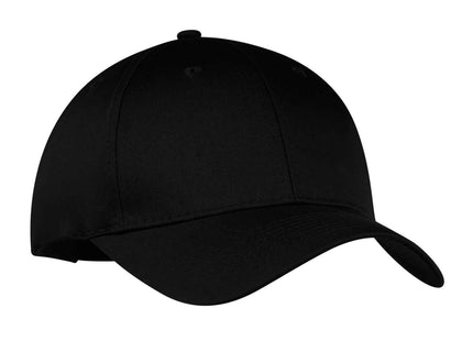 Port Authority SixPanel Twill Cap CP80 Black OSFA