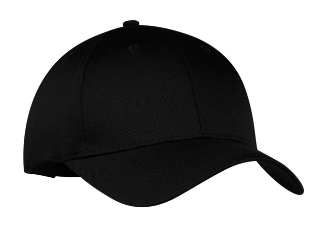 Port Authority SixPanel Twill Cap CP80 Black OSFA