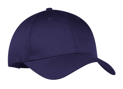 Port Authority SixPanel Twill Cap CP80 Purple OSFA