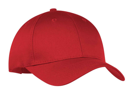 Port Authority SixPanel Twill Cap CP80 Red OSFA