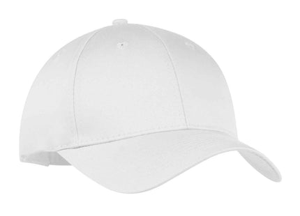 Port Authority SixPanel Twill Cap CP80 White OSFA