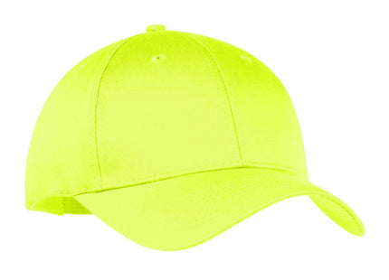 Port Authority SixPanel Twill Cap CP80 Neon Yellow OSFA