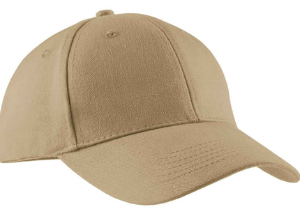 Port Authority Brushed Twill Cap CP82 Khaki OSFA