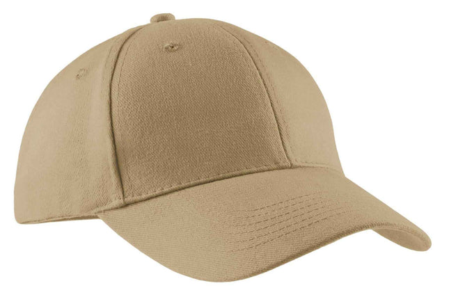 Port Authority Brushed Twill Cap CP82 Khaki OSFA